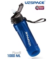 Uzspace FiftyFifty PİPETLİ 1000ml -Büyük Boy- Tritan Su Matarası