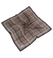Mısırlı Eşarpları Cocoon Twill Eşarp (Vizon - Siyah)
