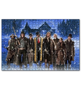 Cakapuzzle Nefret Sekizlisi Tüm Kahramanlar  Puzzle Yapboz MDF (Ahşap) (255 Parça)