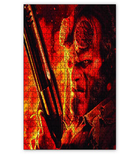Cakapuzzle Hellboy with Shotgun Puzzle Yapboz MDF (Ahşap) (1000 Parça)
