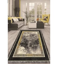 Dijital Kaymaz Taban Yıkanabilir Modern Renkli Salon Halısı Mutfak Halısı Yolluk ND-HT-1106 (Çok Renkli)