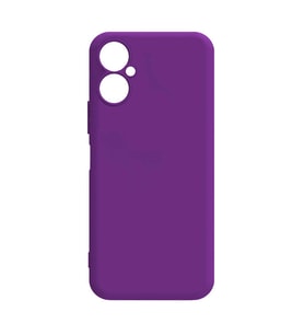 Kvy Tecno Spark 9 Pro Biye Silikon Kılıf (Mor)
