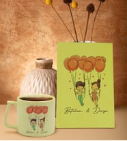 BK Gift Kişiye Özel Sevgili İsimli Sarı Sert Kapaklı Defter ve Middle Kupa Seti, Arkadaşa Hediye, Yeni İş Hediyesi, Doğum Günü Hediyesi (Model 5)