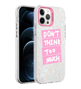 Apple iPhone 12 Pro Kılıf Mermer Desenli Zore Marbello Kılıf (Pembe)
