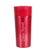 İsme Özel Premium Çelik Termos 350 ML M2 (Fuşya)