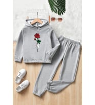 Çocuk Rose Eşofman Takımı (Gri)