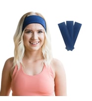 Saç Bandı 3lü Spor Kadın Erkek Saç Bantları Elastik Kaymaz İnce Ter Emici Esnek Genç Saç Bandı Bandana Kadın Makyaj Yüz Yıkama Koşu Dans Fitness Yoga Pilates Bisiklet İçin Saç Bandı Taç Kadın Erkek Pamuk Egzersiz Ter Bandı Kafa Bandı Seti (Petrol Mavisi)