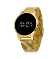 Polo Air Unisex Dokunmatik Kol Saati Hasır Kordon Touch  PL-0615Ex (Altın)