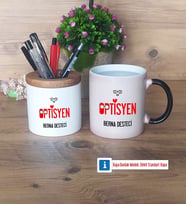 Optisyen Kalemlik, Kupa Bardak T Kişiye Özel Hediye (Model 3)
