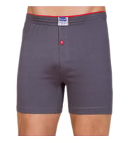 Berrak 1099 Düğmeli Erkek Penye Boxer 6'Lı  (Gri)