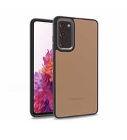 Galaxy S20 FE Kılıf Zore Flora Buton,Kenar Çevresi Renkli Kılıf (Siyah)