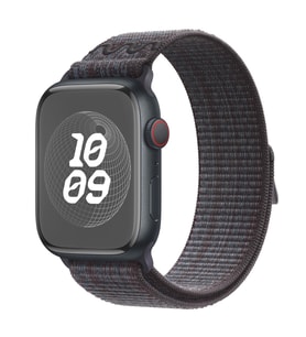 Microsonic Apple Watch Series 6 40mm Kordon Terra Sport Loop Yeşil (Siyah)