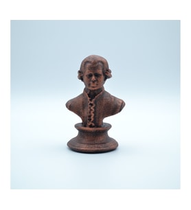 Mozart Heykel Büst Dekoratif Biblo (Bronz)