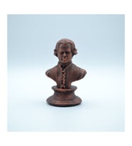Mozart Heykel Büst Dekoratif Biblo (Bronz)