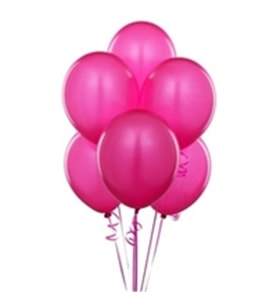 Sürpriz Uçan Balon 50 Adet (Fuşya)