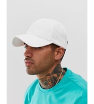 Kadın Erkek Siyah Baseball Cap Snapback Hat Hip-hop Adjustable Boy Caps (Beyaz)