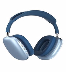 Air Max Kablosuz Kulaklık Kulak Üstü Bluetooth Kulaklık 5.2 + EDR (Mavi)
