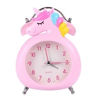 Dekoratif Masa Üstü Unicorn Çalar Saat (Pembe)