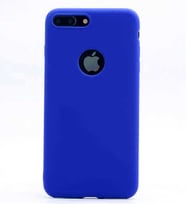 Uyumlu Model Apple iPhone 8 Plus Kılıf Soft Mat Premier Case (SAKS MAVI)