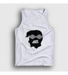 Presmono Unisex Sarı Head Arctic Monkeys Atlet 13620tt (Beyaz)