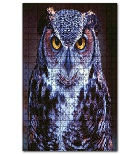 Cakapuzzle Bubo Baykuşu Puzzle Yapboz MDF (Ahşap) (255 Parça)