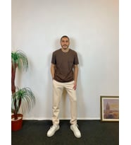 Erkek Regular Fit  Eşofman Altı SPR24EA83 (Bej)
