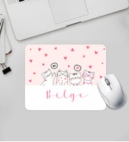Kişiye Özel Mouse Pad (Pembe)
