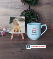 Anestezi Uzmanı Fotoğraflı Dekoratif Taş, Kupa Bardak Beyaz Hediye Anestezi Uzmanına Tıp Bayramı Hediyesi (Model 5)