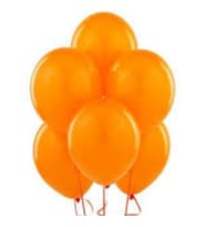 Sürpriz Uçan Balon 50 Adet (Turuncu)