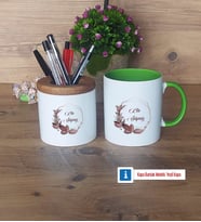 Doğum Günü Hediyesi İsme Özel Kalemlik, Kupa Bardak T Kişiye Özel Hediye (Model 14)