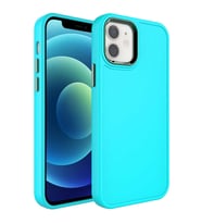 Uyumlu Model Apple iPhone 11 Kılıf Kamera Çerçeveli Arka Kısmı Temizlenebilir Kapak (Turkuaz)