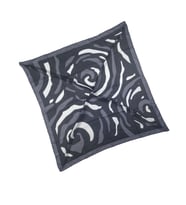 Mısırlı Eşarp Soft Pamuk Eşarp (Siyah-Gri)