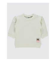 Civil Baby Kız Bebek Sweatshirt 6-18 Ay Ekru (Ekru)