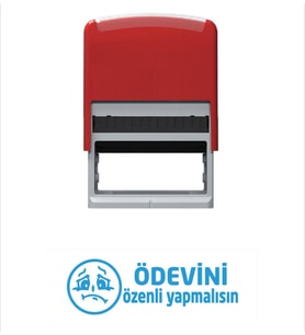 Ödevini Özenli Yapmalısın Öğretmen Kaşesi (Mavi)