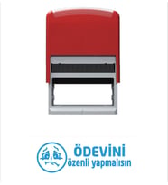 Ödevini Özenli Yapmalısın Öğretmen Kaşesi (Mavi)