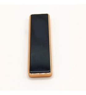 Kişiye Özel İnce Parlak Usb Çakmak (Siyah)