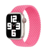 Ally Apple Watch 7-8 45mm 6-5-4 44mm Single loop Plastik Kayış Kordon 3-2-1 42mm (Pembe)