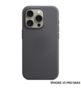 iPhone 15 Pro Max için MagSafe özellikli Mikro Dokuma Kılıf