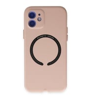 iPhone 11 Uyumlu Kılıf Hola Magneticsafe Kapak (Pembe)