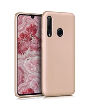 Microsonic Matte Silicone Huawei Honor 20 Lite Kılıf (Gold)