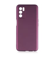 Oppo A16 Kılıf Zore Premier Silikon Kılıf (Mürdüm)