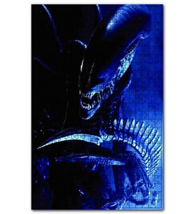 Cakapuzzle Alien Pusuda Görseli Puzzle Yapboz MDF (Ahşap) (255 Parça)