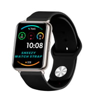 Huawei Watch Fit 2 Uyumlu PureLux Soft Silikon Kordon (Siyah)