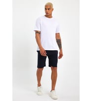 Süperlife Erkek Regular Fit Brooklyn Baskılı Şort SPR 208 (Siyah)