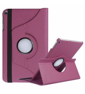 Samsung Galaxy Tab A 8.0 T290 T295 T297 Kılıf 360 Dönebilen Standlı Case (Mor)