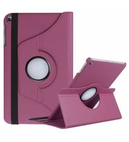 Samsung Galaxy Tab A 8.0 T290 T295 T297 Kılıf 360 Dönebilen Standlı Case (Mor)