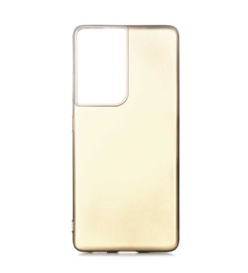 Samsung Galaxy S21 Ultra Kılıf Soft Mat Premier Case (Gold)
