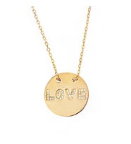 Masaliko Love Gümüş Kolye SB496, 925 Ayar Gümüş (Altın)