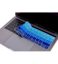 MacBook Pro TouchBar KlavyeKoruyucu 1706 1989 2159 1707 1990 US İngilizce Ombre (Lacivert-Mavi)