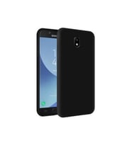 Samsung Galaxy J7 Pro Kılıf Kamera Korumalı Silikon Rubber Arka Kapak (Siyah)